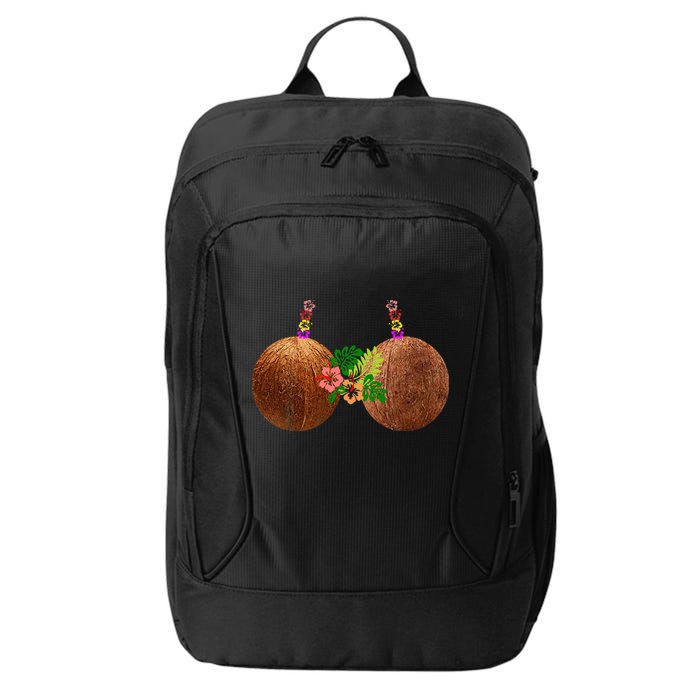 Coconut Bra Hawaii Luau Costume Funny City Backpack