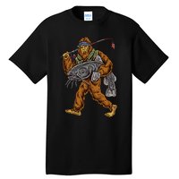 Catfishing Bigfoot Hunting Catfisher Tall T-Shirt