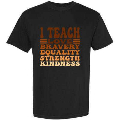 Celebrate Black History Month I Teach Black History Teacher Garment-Dyed Heavyweight T-Shirt