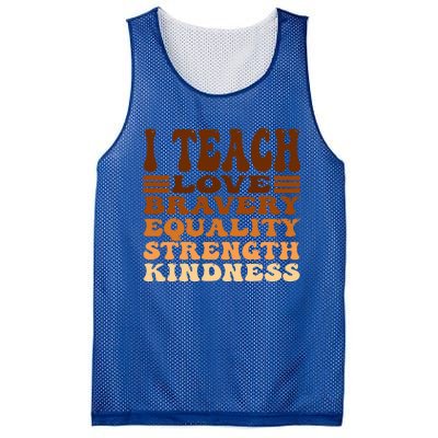 Celebrate Black History Month I Teach Black History Teacher Mesh Reversible Basketball Jersey Tank