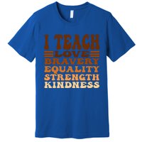 Celebrate Black History Month I Teach Black History Teacher Premium T-Shirt