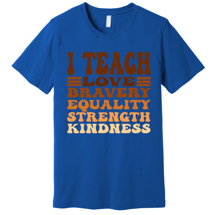 Celebrate Black History Month I Teach Black History Teacher Premium T-Shirt