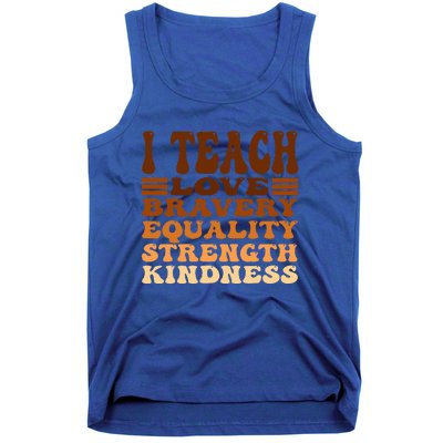 Celebrate Black History Month I Teach Black History Teacher Tank Top