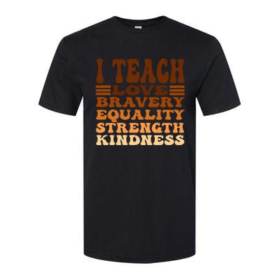 Celebrate Black History Month I Teach Black History Teacher Softstyle CVC T-Shirt