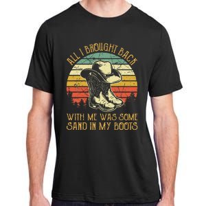 Cowboy Boots Hat Sand In My Boots Southern Western Adult ChromaSoft Performance T-Shirt