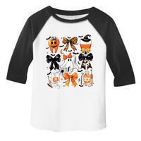 Coquette Bow Halloween Teeth Dentist Dental Assistant Ghost Toddler Fine Jersey T-Shirt