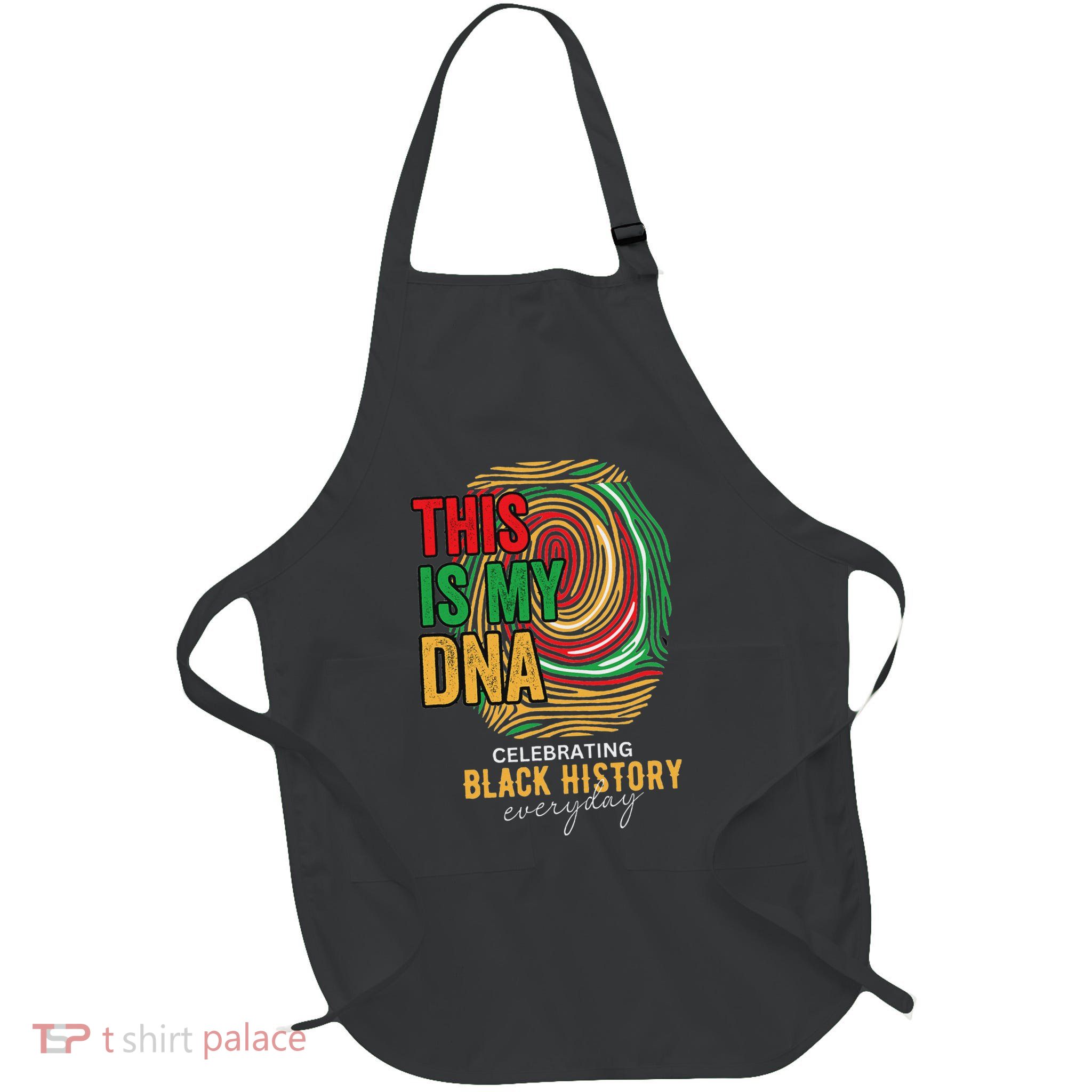 Celebrating Black History Month This Is My Dna Women Full-Length Apron With Pockets