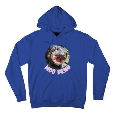 Cute Baby Hippo Moo Deng Bouncy Pig In Thai Hippopotamus Tall Hoodie