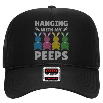 Cute Bunnies Hanging With My Peeps Great Gift Trucker Hat