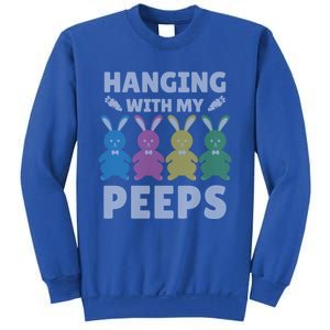 Cute Bunnies Hanging With My Peeps Great Gift Sweatshirt