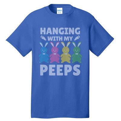 Cute Bunnies Hanging With My Peeps Great Gift Tall T-Shirt