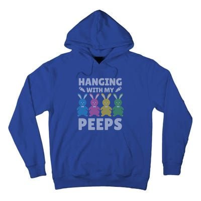 Cute Bunnies Hanging With My Peeps Great Gift Tall Hoodie