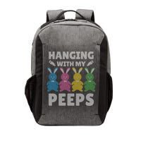 Cute Bunnies Hanging With My Peeps Great Gift Vector Backpack