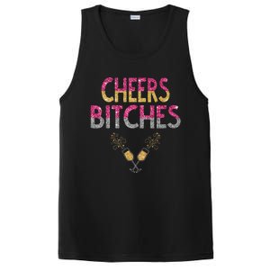 Cheers Bitches Happy New Years Eve  Gift PosiCharge Competitor Tank