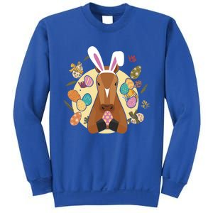 Cute Bunny Horse Easter Sunday Egg Hunter Gift Sweatshirt