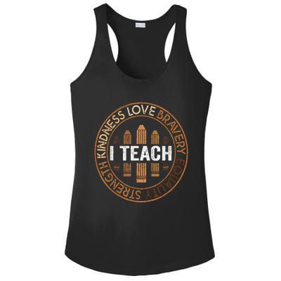 Celebrate Black History Month Teach Black History Teacher Ladies PosiCharge Competitor Racerback Tank