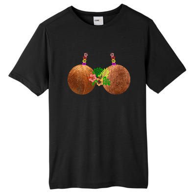 Coconut Bra Hawaii Luau Costume Funny Tall Fusion ChromaSoft Performance T-Shirt