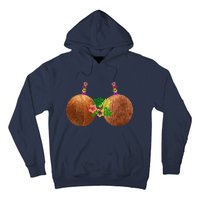 Coconut Bra Hawaii Luau Costume Funny Hoodie