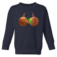 Coconut Bra Hawaii Luau Costume Funny Toddler Sweatshirt