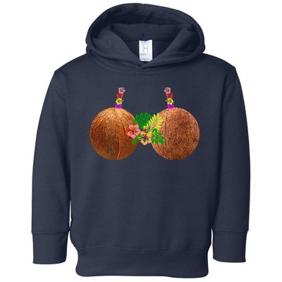 Coconut Bra Hawaii Luau Costume Funny Toddler Hoodie