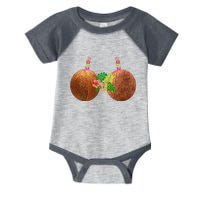 Coconut Bra Hawaii Luau Costume Funny Infant Baby Jersey Bodysuit