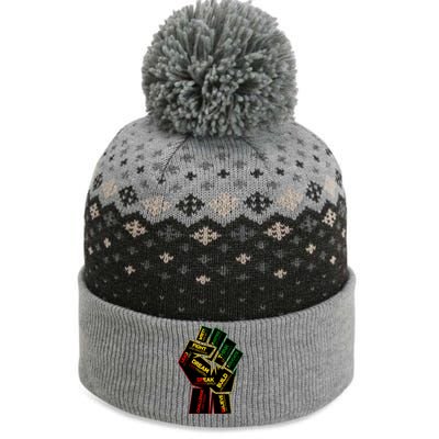 Cool Black History Month Historical Figures Protest Fist The Baniff Cuffed Pom Beanie