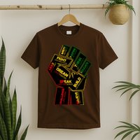 Cool Black History Month Historical Figures Protest Fist T-Shirt