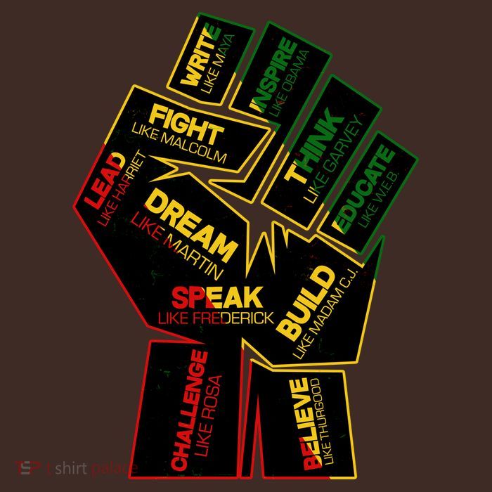 Cool Black History Month Historical Figures Protest Fist T-Shirt