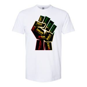 Cool Black History Month Historical Figures Protest Fist Softstyle CVC T-Shirt