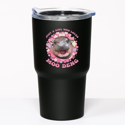 Cute Baby Hippo Moo Deng Cool Just A Girl Who Loves Moo Deng Tumbler