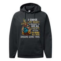 Cowgirl Boots & Hat I Cross My Heart Western Country Performance Fleece Hoodie