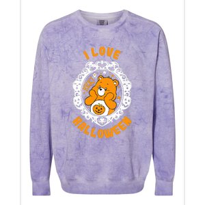 C.a.r.e Bears Halloween Trick Or Sweet Bear Spooky Poster Colorblast Crewneck Sweatshirt