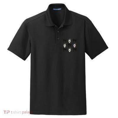 Coquette Bow Halloween Halloween Skull Dry Zone Grid Polo