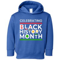 Celebrating Black History Month African American Gift Toddler Hoodie