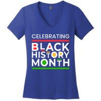 Celebrating Black History Month African American Gift Women's V-Neck T-Shirt