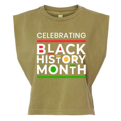 Celebrating Black History Month African American Gift Garment-Dyed Women's Muscle Tee