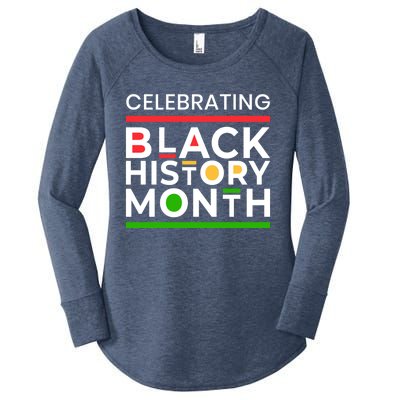 Celebrating Black History Month African American Gift Women's Perfect Tri Tunic Long Sleeve Shirt