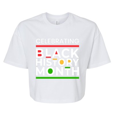 Celebrating Black History Month African American Gift Bella+Canvas Jersey Crop Tee