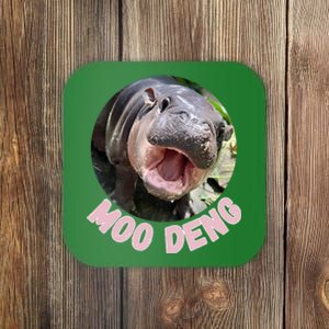 Cute Baby Hippo Moo Deng Bouncy Pig In Thai Hippopotamus Coaster