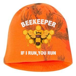 Cool Beekeeper Honeybee Beekeeping Bee Lover Kati - Camo Knit Beanie