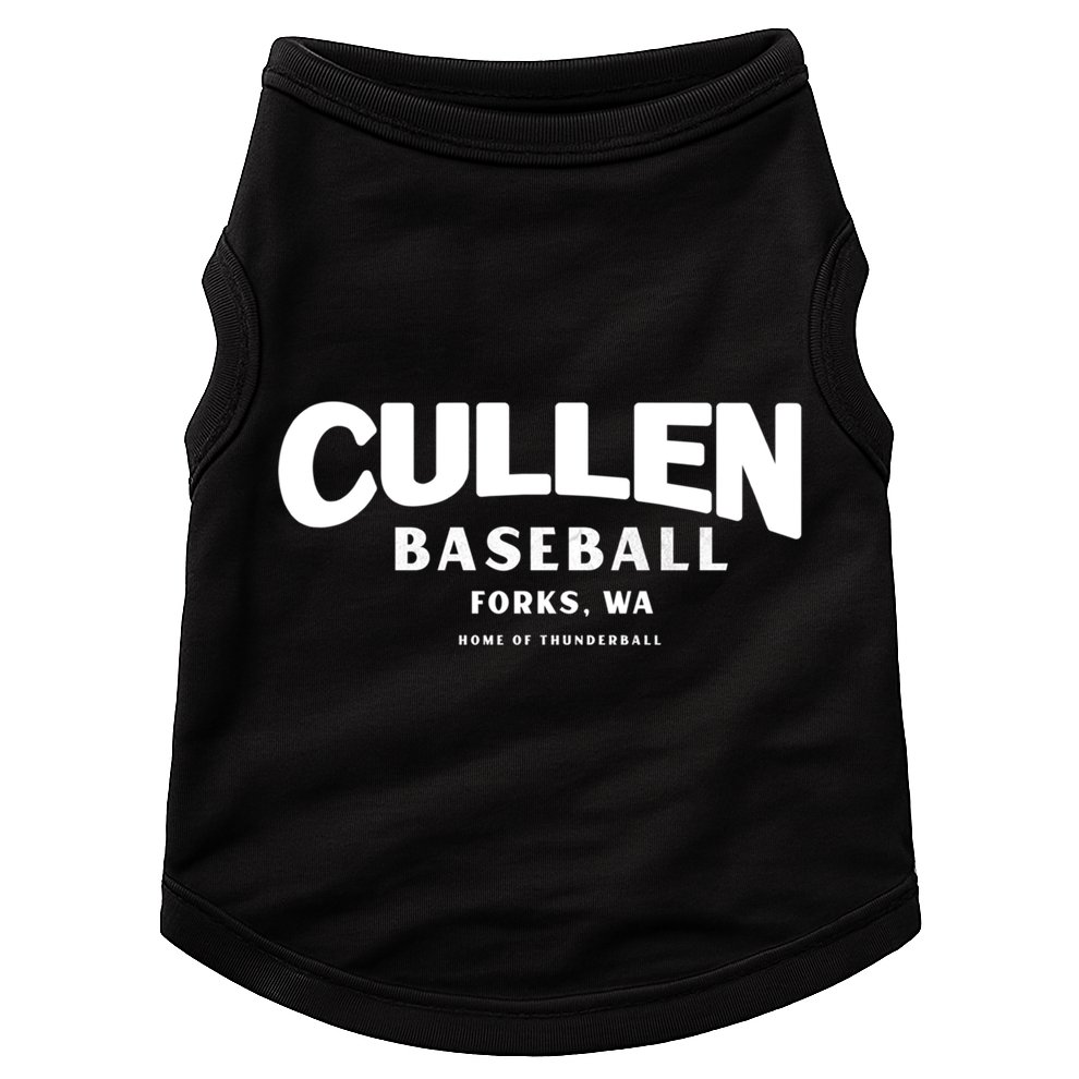 Cullen Baseball Home Of Thunderball Forks Washington Gift Doggie Tank