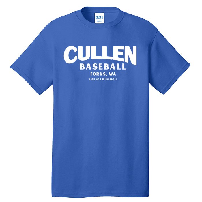 Cullen Baseball Home Of Thunderball Forks Washington Gift Tall T-Shirt