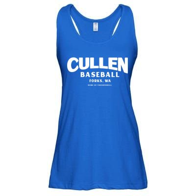 Cullen Baseball Home Of Thunderball Forks Washington Gift Ladies Essential Flowy Tank