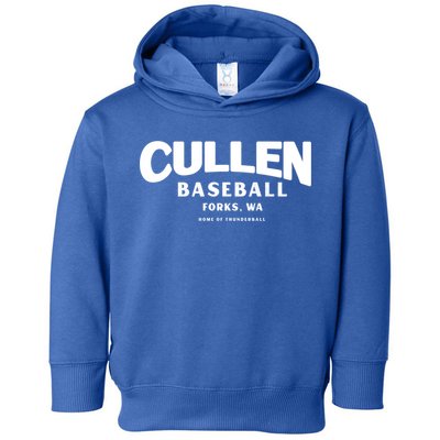 Cullen Baseball Home Of Thunderball Forks Washington Gift Toddler Hoodie