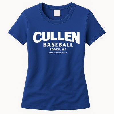 Cullen Baseball Home Of Thunderball Forks Washington Gift Womens T-Shirt