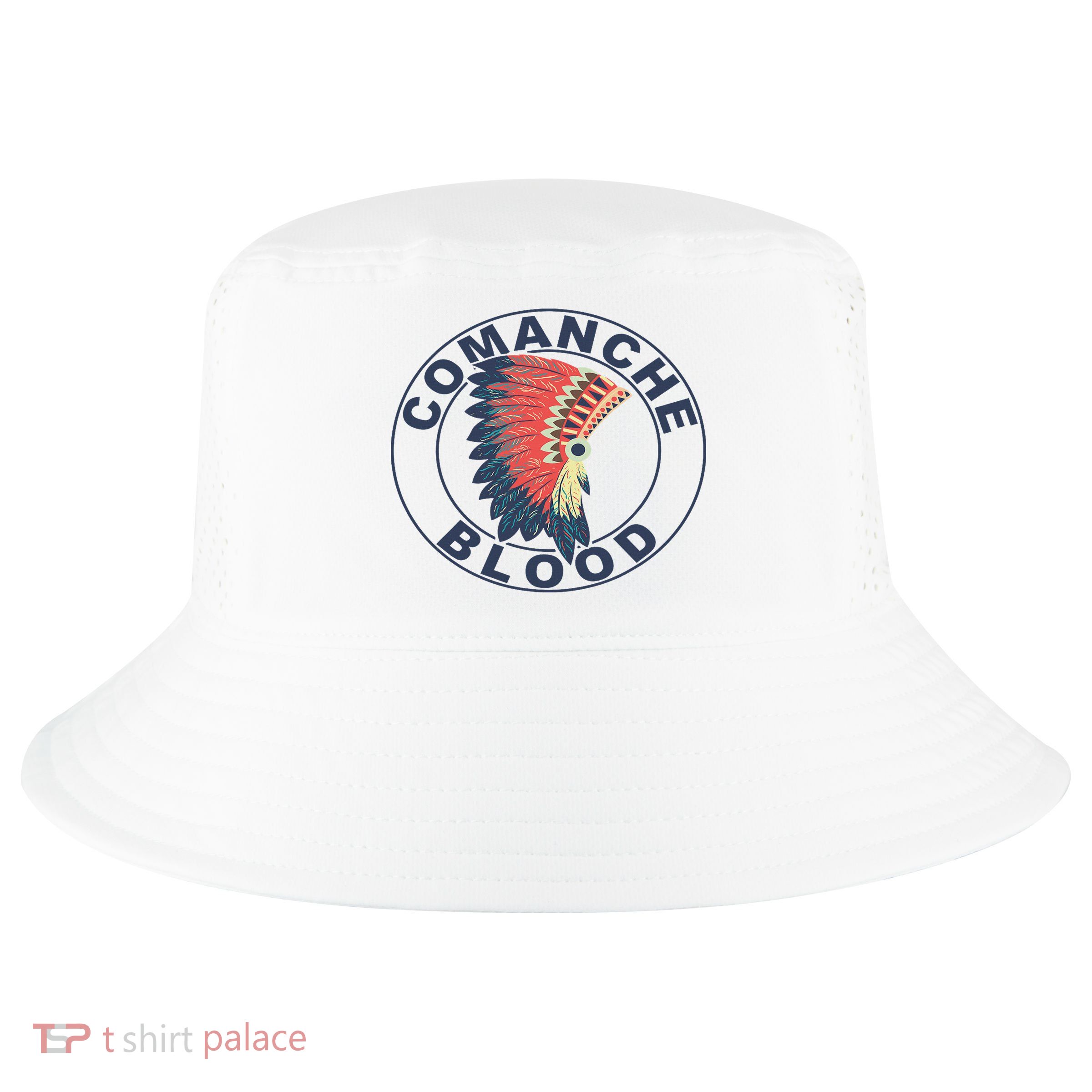 Comanche Blood Headdress Native American Comanche Tribe Cool Comfort Performance Bucket Hat