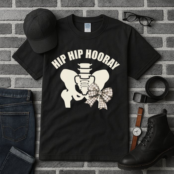 Coquette Bow Hip Hip Hooray Hip Replacement Physical Tall T-Shirt
