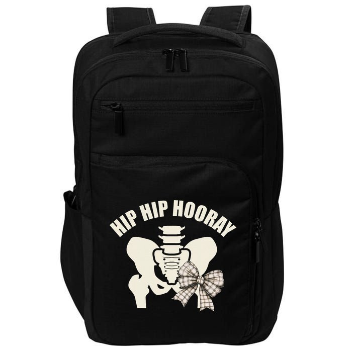 Coquette Bow Hip Hip Hooray Hip Replacement Physical Impact Tech Backpack