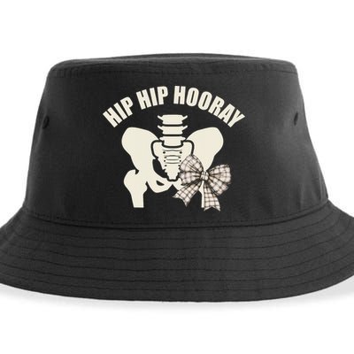 Coquette Bow Hip Hip Hooray Hip Replacement Physical Sustainable Bucket Hat