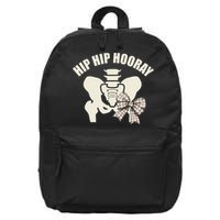 Coquette Bow Hip Hip Hooray Hip Replacement Physical 16 in Basic Backpack